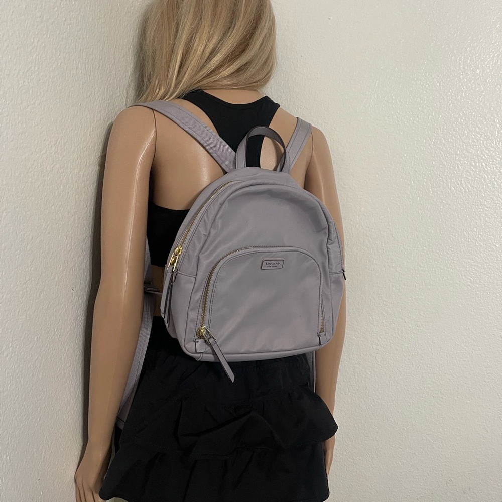 Kate Spade ♠️ New York Consellblu Medium Backpack Dawn Nylon bag - Picture 6 of 16